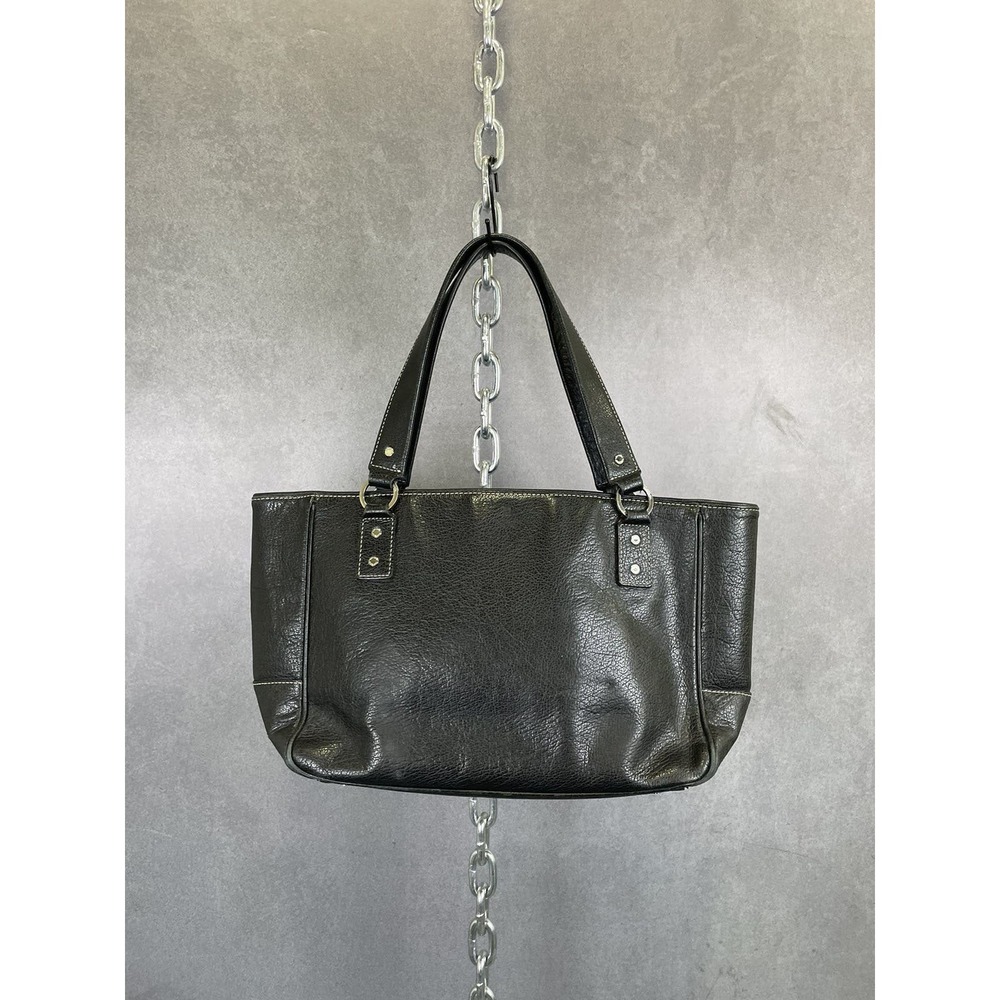 Vintage Kate Spade‎ Black Leather Purse Shoulder Bag Handbag - Picture 9 of 14